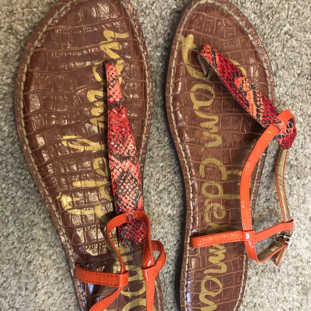 Sam Edelman Snake Print Gigi Sandals